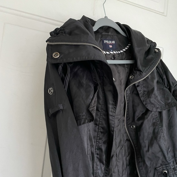 Polham The Justifiable Black Anorak Jacket size M - Picture 12 of 13